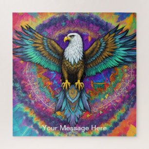 Unieke psychedelische & plezier gepersonaliseerd legpuzzel