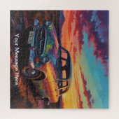 Unieke psychedelische & plezier gepersonaliseerd legpuzzel (Horizontaal)