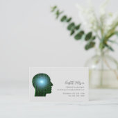 Unieke psycholoog en adviseur visitekaartje (Staand voorkant)