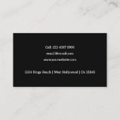 Unieke QR code gepersonaliseerde scannable website Visitekaartje (Achterkant)