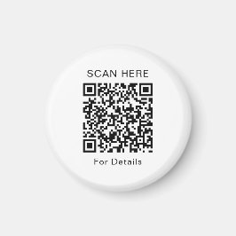 Unieke QR-code Ontwerp Cirkelmagneet Magneet
