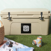 Unieke QR-code Stickers voor handelaren" (Koeler)