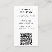 Unieke QR-code Visitekaartje (Achterkant)