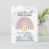 Unieke Rainbow-Stippen - Virtuele uitnodiging voor (Staand voorkant)