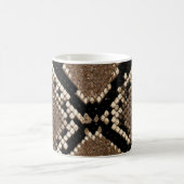 Unieke Rattlesnake Skin - Aangepast Koffiemok (Center)