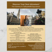 Unieke reisagent flyer (Voorkant)