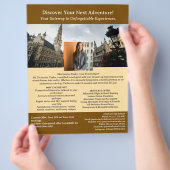 Unieke reisagent flyer (Hand)