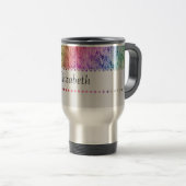 Unieke rendy Waterverf-monogram Reisbeker (Voorkant rechts)