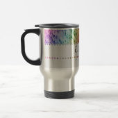 Unieke rendy Waterverf-monogram Reisbeker (Links)