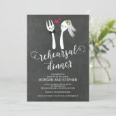 Unieke repetitie diner uitnodiging (Staand voorkant)