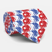 Unieke republikeinse eweeshuizen stropdas (Opgerold)