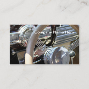 Unieke Retro Automotive Visitekaartje