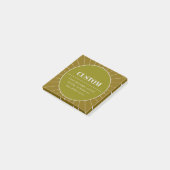 Unieke Retro geïnspireerde bewerkbare ontwerp Sjab Post-it® Notes (Schuin)