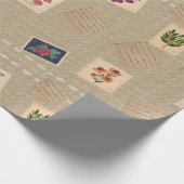 Unieke Retro stempels Cadeaupapier (Hoek)