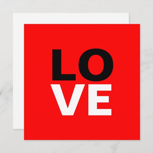 Unieke Rode Achtergrond Liefde Romance (Voorkant / Achterkant)