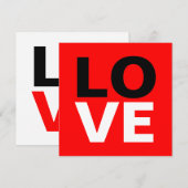 Unieke Rode Achtergrond Liefde Romantiek (Voorkant / Achterkant)