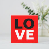 Unieke Rode Achtergrond Liefde Romantiek (Staand voorkant)