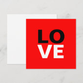 Unieke rode achtergrond liefdesromantiek (Voorkant / Achterkant)