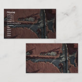 Unieke Rode Brick (close-up) Visitekaartje (Voorkant / Achterkant)