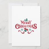 Unieke rode kerst Kaart (Voorkant)