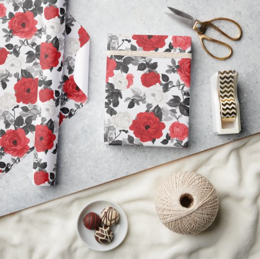 Unieke Roos Boho Inpakpapier (Crafts)