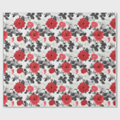 Unieke Roos Boho Inpakpapier (Vlak)