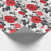 Unieke Roos Boho Inpakpapier (Hoek)