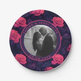 Unieke Roos Jubileum Borden voor de zomer bruiloft Papieren Bordje