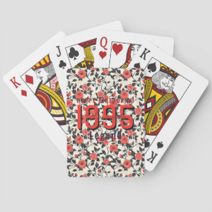 Unieke Roos Thema Tiener Verjaardag Pokerkaarten