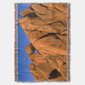 Unieke rotsformatie, Californië Deken (Voorkant Verticaal)