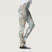 Unieke  routekaart van de Verenigde Staten Leggings (Rechts)