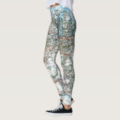 Unieke  routekaart van de Verenigde Staten Leggings (Links)