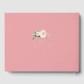 Unieke roze bloedige goudmakreel gastenboek (Achterkant)