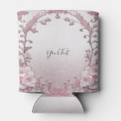 Unieke Roze Bloemen Koelbox Blikjeskoeler (Achterkant)