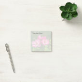 Unieke roze Floral op maat Post-it® Notes (Kantoor)