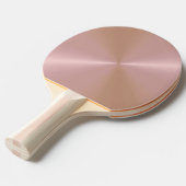 Unieke Roze Metallic Pong tafel Tafeltennisbatje (Voorkant Gekanteld)