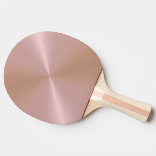 Unieke Roze Metallic Pong tafel Tafeltennisbatje (Zijkant)