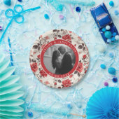 Unieke Rozen Bruilofts Borden Voor Verlovingsfeest Papieren Bordje (Feest)