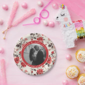 Unieke Rozen Bruilofts Borden Voor Verlovingsfeest Papieren Bordje (Feest)