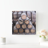 Unieke rum vaten vierkante klok (Huis)