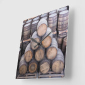 Unieke rum vaten vierkante klok (Hoek)