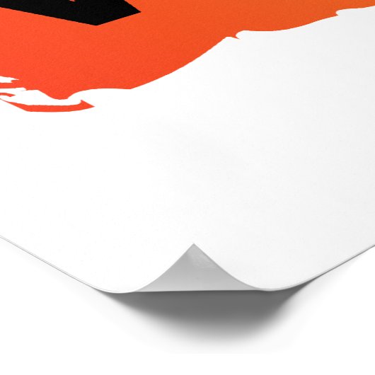 Unieke rustelembleem poster (Hoek)