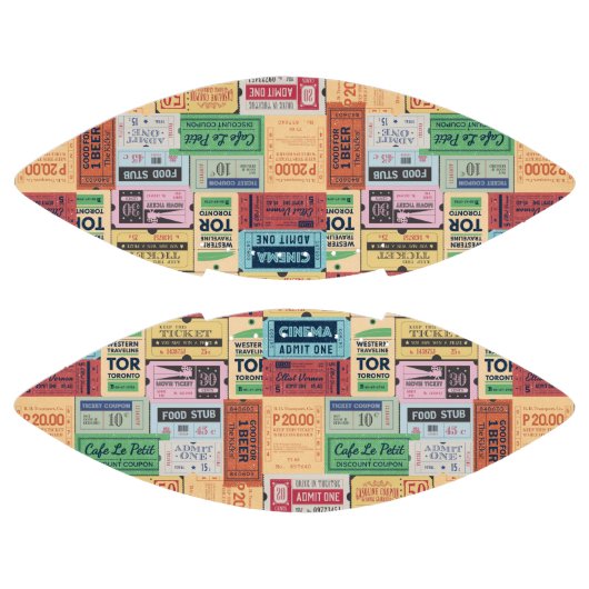 Unieke  rustieke cenima tickets american football (Panelen)