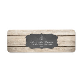 Unieke Rustieke Houten Pot Huwelijk/Bruidsmeisjes  Etiket