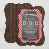 Unieke Rustieke Pot Chalkboard Baby Shower Kaart (Voorkant / Achterkant)