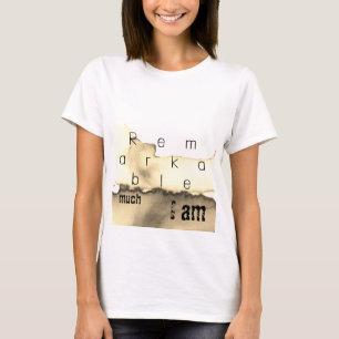 Unieke rustieke print T shirt slimme bevestiging