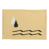 Unieke Rustige Kussensloop-/rivierreeks Kussensloop (Achterkant-Links)