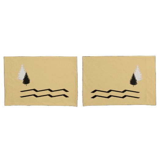 Unieke Rustige Kussensloop-/rivierreeks Kussensloop (Voorkant-Set)