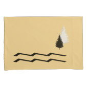 Unieke Rustige Kussensloop-/rivierreeks Kussensloop (Voorkant-Rechts)