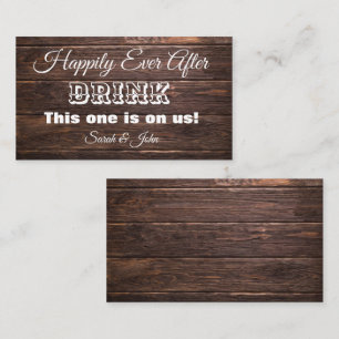 Unieke Rustige Oak Wedding Voucher Drink Ticket